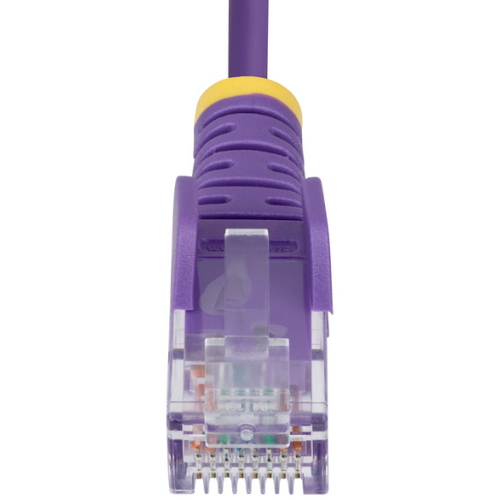 Patch Cord StarTech N6PAT25CMPLS, CAT6, UTP, 0.25 m, Purple
