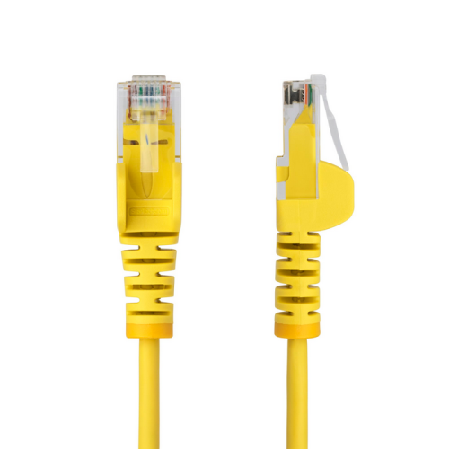 Patch Cord StarTech N6PAT25CMPLS, CAT6, UTP, 0.25 m, Yellow