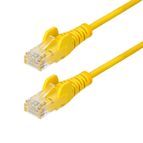 Patch Cord StarTech N6PAT25CMPLS, CAT6, UTP, 0.25 m, Yellow