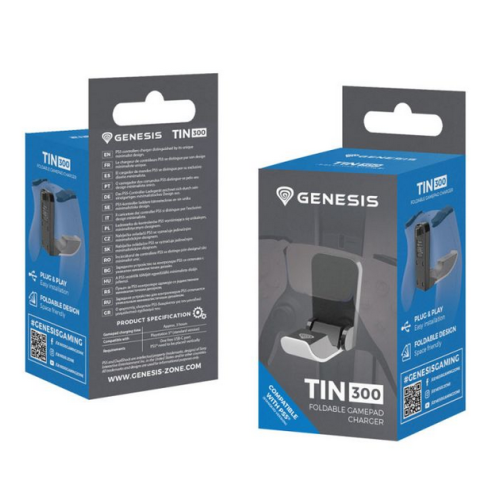 Incarcator gamepad Genesis TIN 300 pentru consola PS5, Black-White