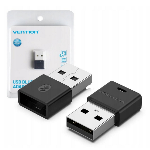 Adaptor Bluetooth Vention, USB 2.0 la , , Bluetooth 5.4, mini, PVC, negru, 