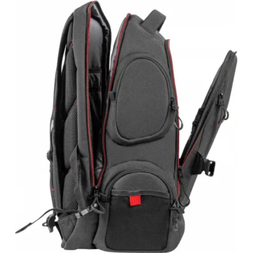 Rucsac Genesis Pallad 550 pentru laptop de 17.3 inch, Grey-Red