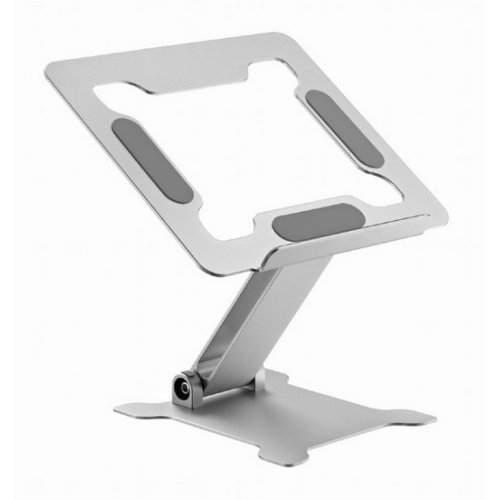GEMBIRD Foldable notebook riser stand silver