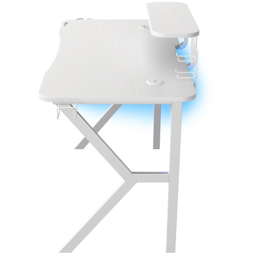 Birou gaming Genesis Holm 320, RGB LED, White