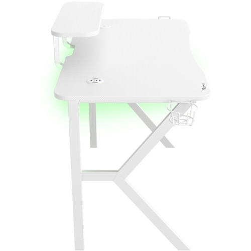 Birou gaming Genesis Holm 320, RGB LED, White