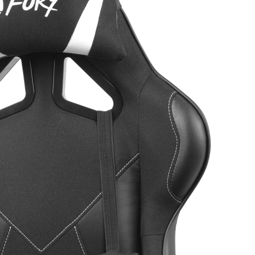 Scaun Gaming Natec by Genesis Fury Avenger L, Black-White