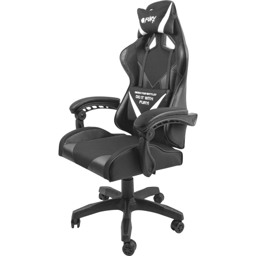 Scaun Gaming Natec by Genesis Fury Avenger L, Black-White