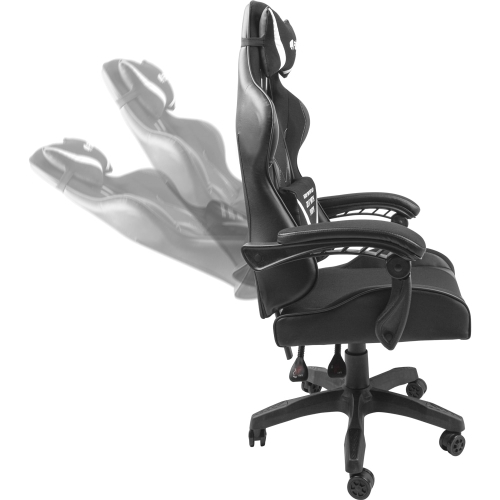 Scaun Gaming Natec by Genesis Fury Avenger L, Black-White