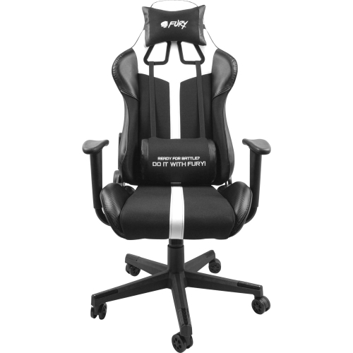 Scaun Gaming Natec by Genesis Fury Avenger XL, Black-White