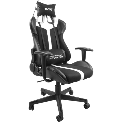 Scaun Gaming Natec by Genesis Fury Avenger XL, Black-White
