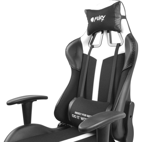 Scaun Gaming Natec by Genesis Fury Avenger XL, Black-White
