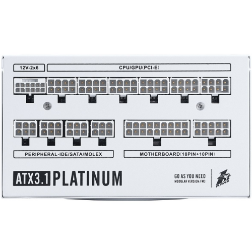 SURSA 1STPLAYER NGDP PLATIUM 1000W WHITE