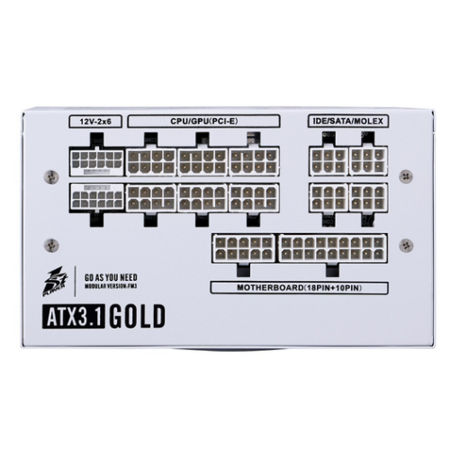 SURSA 1STPLAYER NGDP 1000W GOLD WHITE