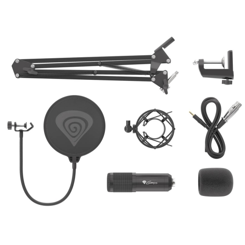 Microfon Genesis Radium 300 XLR, Black