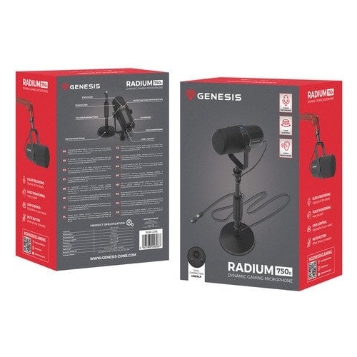 Microfon Genesis Radium 750D, Black