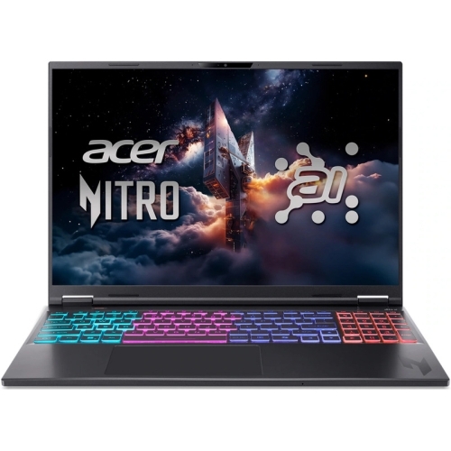 Laptop Acer Nitro 16S AI AN16S-61-R1MY, AMD Ryzen AI 7 350, 16 inch, RAM 16GB, SSD 1TB, nVidia GeForce RTX 5060 8GB, No OS, Obsidian Black
