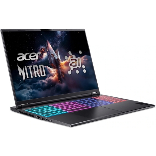 Laptop Acer Nitro 16S AI AN16S-61-R4UF, AMD Ryzen AI 9 365, 16 inch, RAM 32GB, SSD 1TB, nVidia GeForce RTX 5070 8GB, No OS, Obsidian Black