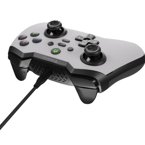 GamePad Genesis Mangan 300, USB, White-Black