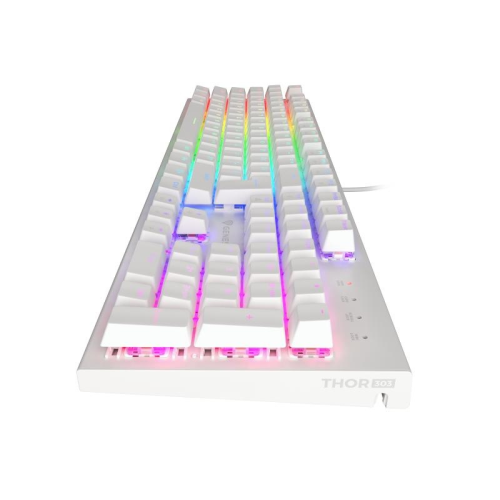Tastatura Genesis Thor 303 B, RGB LED, USB, White