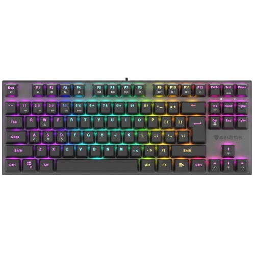 Tastatura Genesis Thor 303 TKL, RGB LED, USB, Black