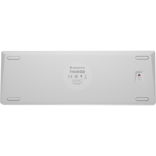Tastatura Genesis Thor 660 G2 Gateron Red Switch, RGB LED, USB/USB Wireless/Bluetooth, White