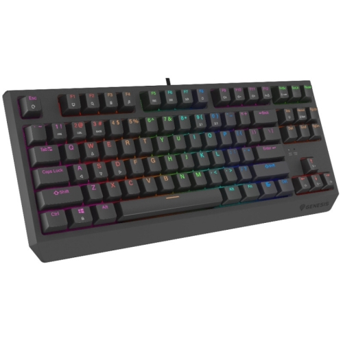 Tastatura Genesis Thor 230 TKL Lite, RGB LED, USB, Black