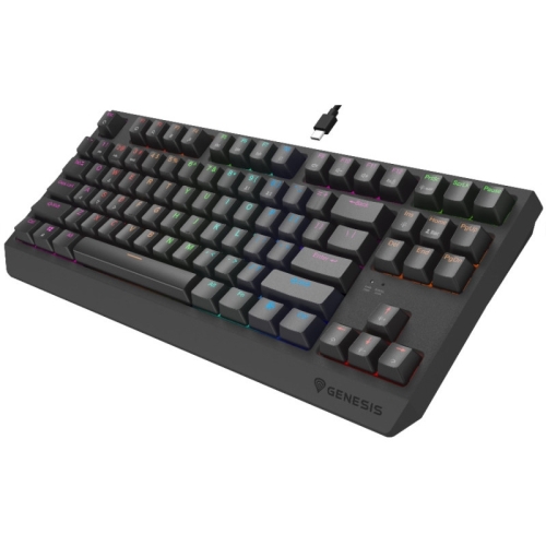 Tastatura Genesis Thor 230 TKL Lite, RGB LED, USB, Black