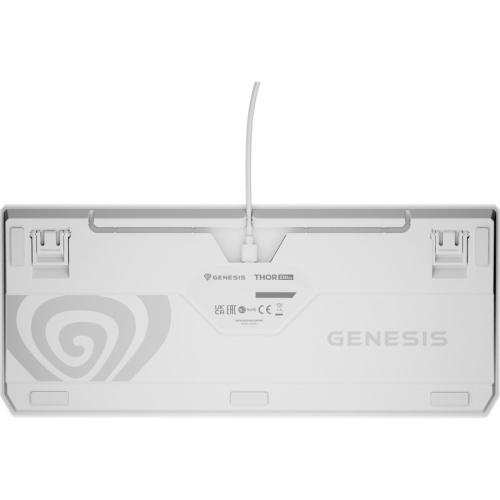 Tastatura Genesis Thor 230 TKL R, RGB LED, USB, White