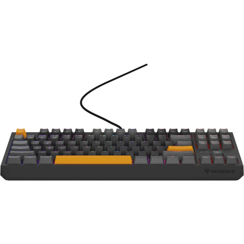Tastatura Genesis Thor 230 TKL, RGB LED, USB, Anchor Gray Positive