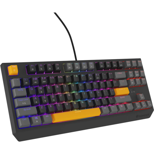 Tastatura Genesis Thor 230 TKL, RGB LED, USB, Anchor Gray Positive