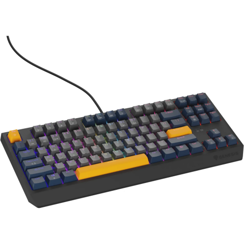 Tastatura Genesis Thor 230 TKL, RGB LED, USB, Naval Blue Negative