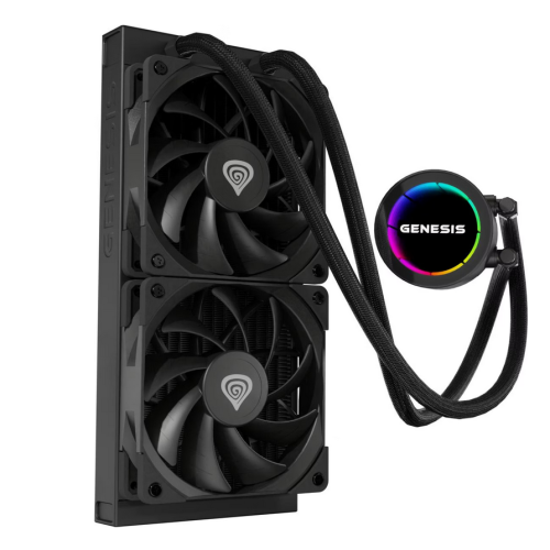 Cooler Procesor Genesis Hydria 240, 2 x 120 mm, Black