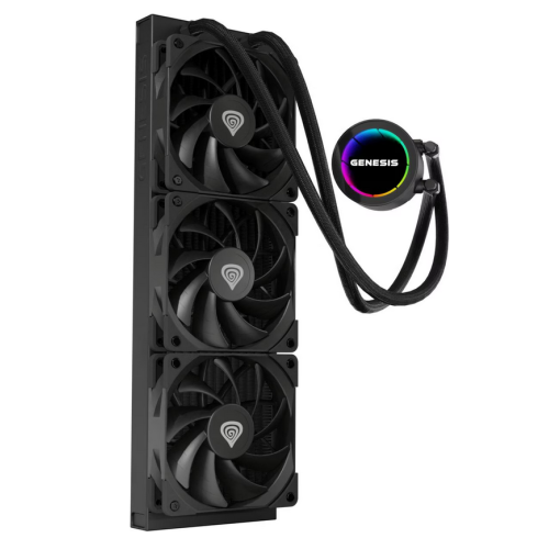 Cooler Procesor Genesis Hydria 360, 3 x 120 mm, Black 