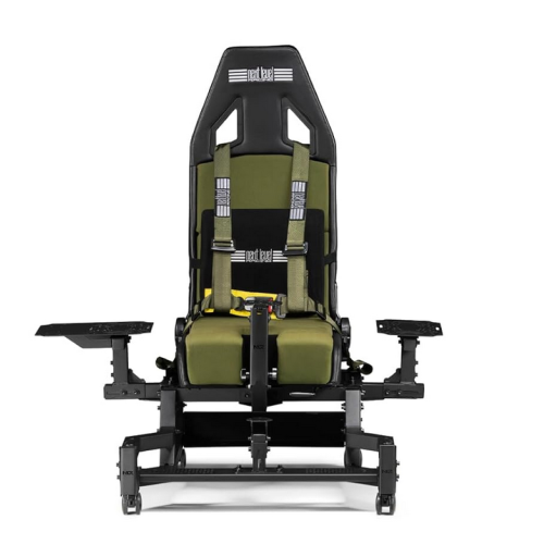 Scaun gaming Next Level Flight Seat Pro Boeing Military Edition, Black-Green