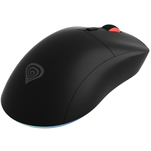 Mouse Optic Genesis Zircon XIII, RGB LED, USB/USB Wireless, Black