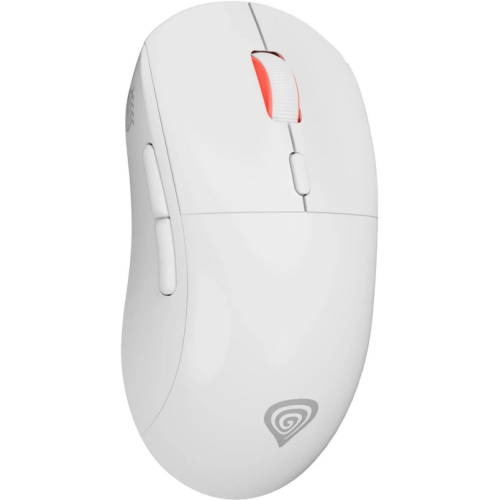 Mouse Optic Genesis Zircon XIII, RGB LED, USB/USB Wireless, White