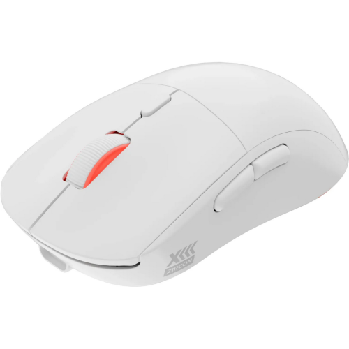 Mouse Optic Genesis Zircon XIII, RGB LED, USB/USB Wireless, White