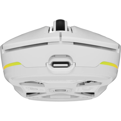 Mouse Optic Genesis WS Zircon 660 Pro, RGB LED, USB/USB Wireless/Bluetooth, White