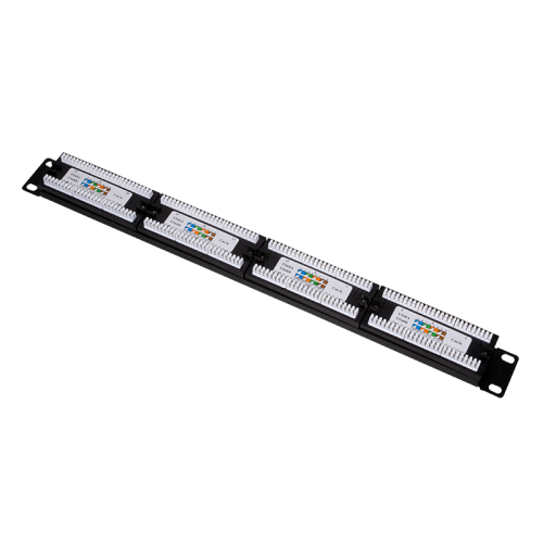 Patch Panel Logilink NP0027, 19inch, 1U, 24 porturi, Cat5e, UTP, Black