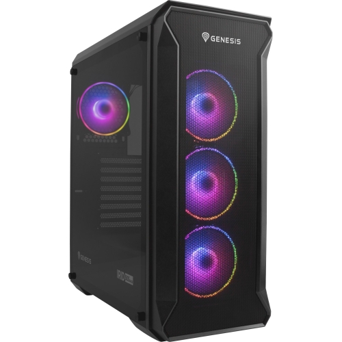 Carcasa Genesis IRID 505 V2 ARGB Black, Fara sursa