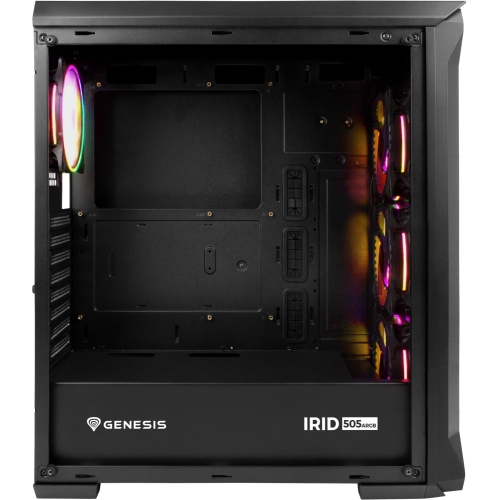 Carcasa Genesis IRID 505 V2 ARGB Black, Fara sursa