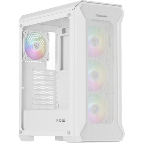 Carcasa Genesis IRID 505 V2 ARGB White, Fara sursa