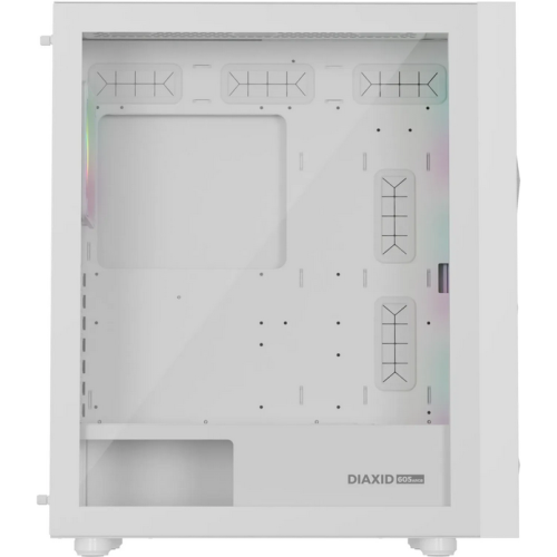 Carcasa Genesis Diaxid 605 ARGB White, Fara sursa