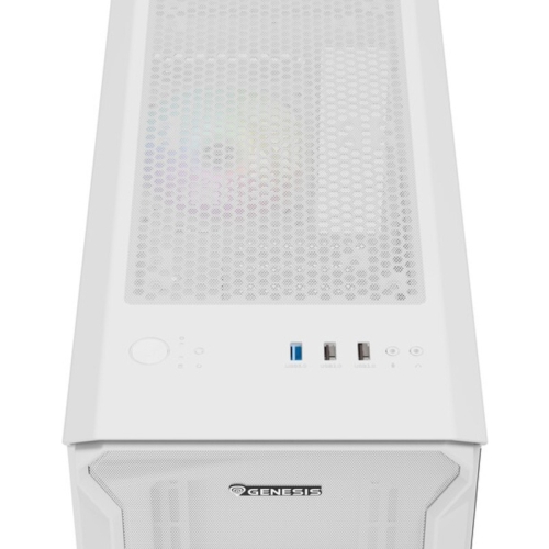 Carcasa Genesis IRID 503 ARGB Lite White, Fara sursa