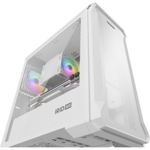 Carcasa Genesis IRID 503 ARGB Lite White, Fara sursa