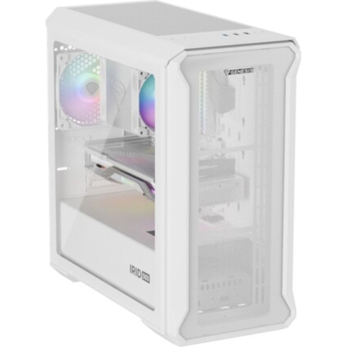 Carcasa Genesis IRID 503 ARGB Lite White, Fara sursa