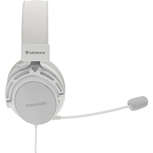 Casti cu microfon Genesis Toron 301, 3 x 3.5 mm jack, White