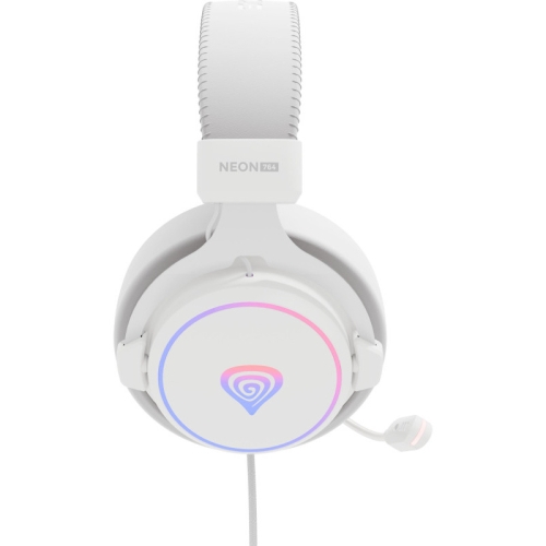 Casti cu microfon Genesis Neon 764, USB, White