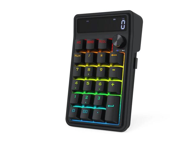 Numpad mecanic Bluetooth cu si fara fir Redragon Cove negru iluminare RGB
