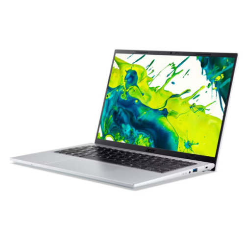 Laptop Acer Aspire Go 14 AG14-72P-77VQ, Intel Core 7 150U, 14 inch, RAM 16GB, SSD 512GB, Intel Graphics, No OS, Pure Silver